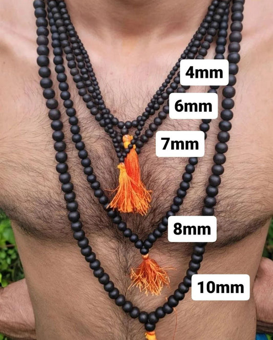 Premium Original Karungali Malai - Natural Black Ebony Wood