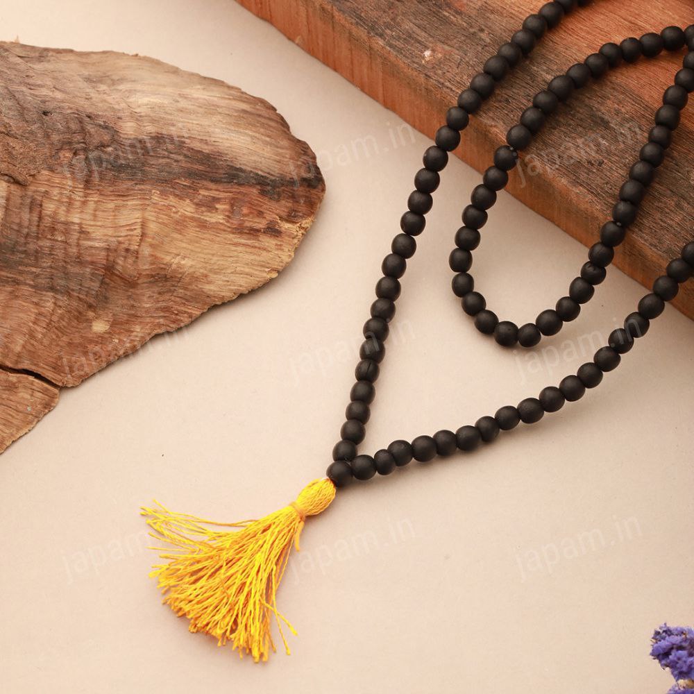 Premium Original Karungali Malai - Natural Black Ebony Wood