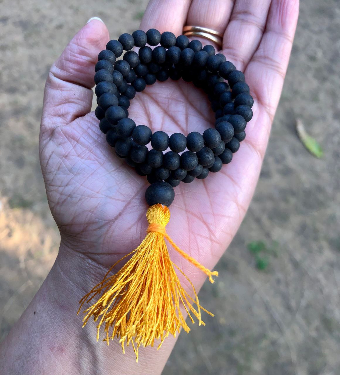 Premium Original Karungali Malai - Natural Black Ebony Wood